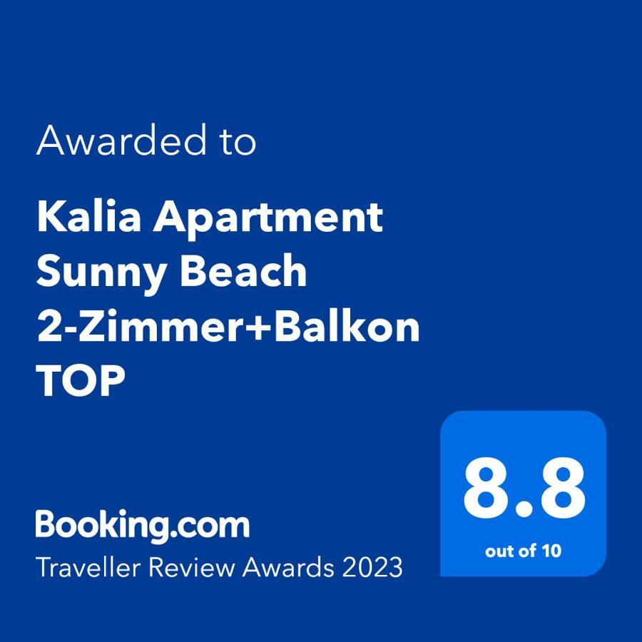 Kalia Apartment Sunny Beach 2-Zimmer+Balkon Top 외부 사진